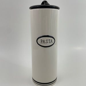 Pasta spaghetti container canister ceramic good condition storage organization
